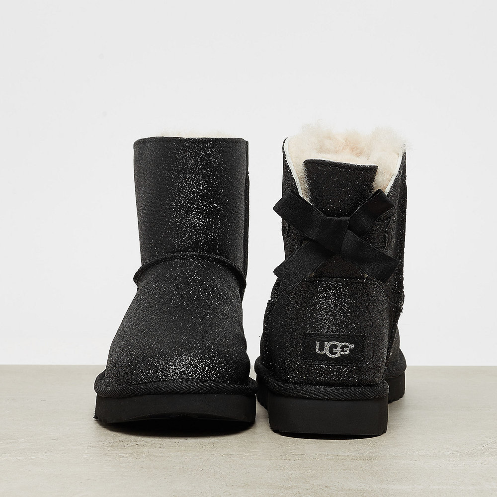 UGG Mini Bailey Bow Sparkle black