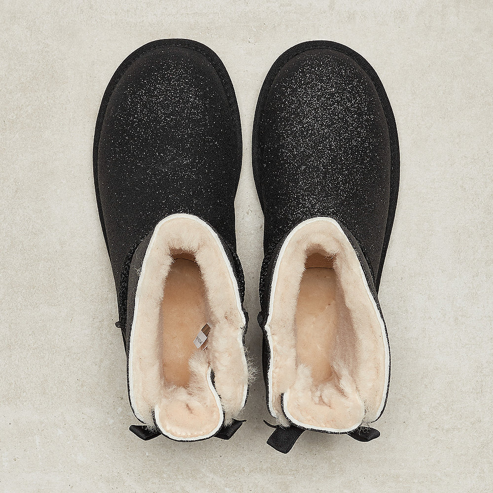 UGG Mini Bailey Bow Sparkle black