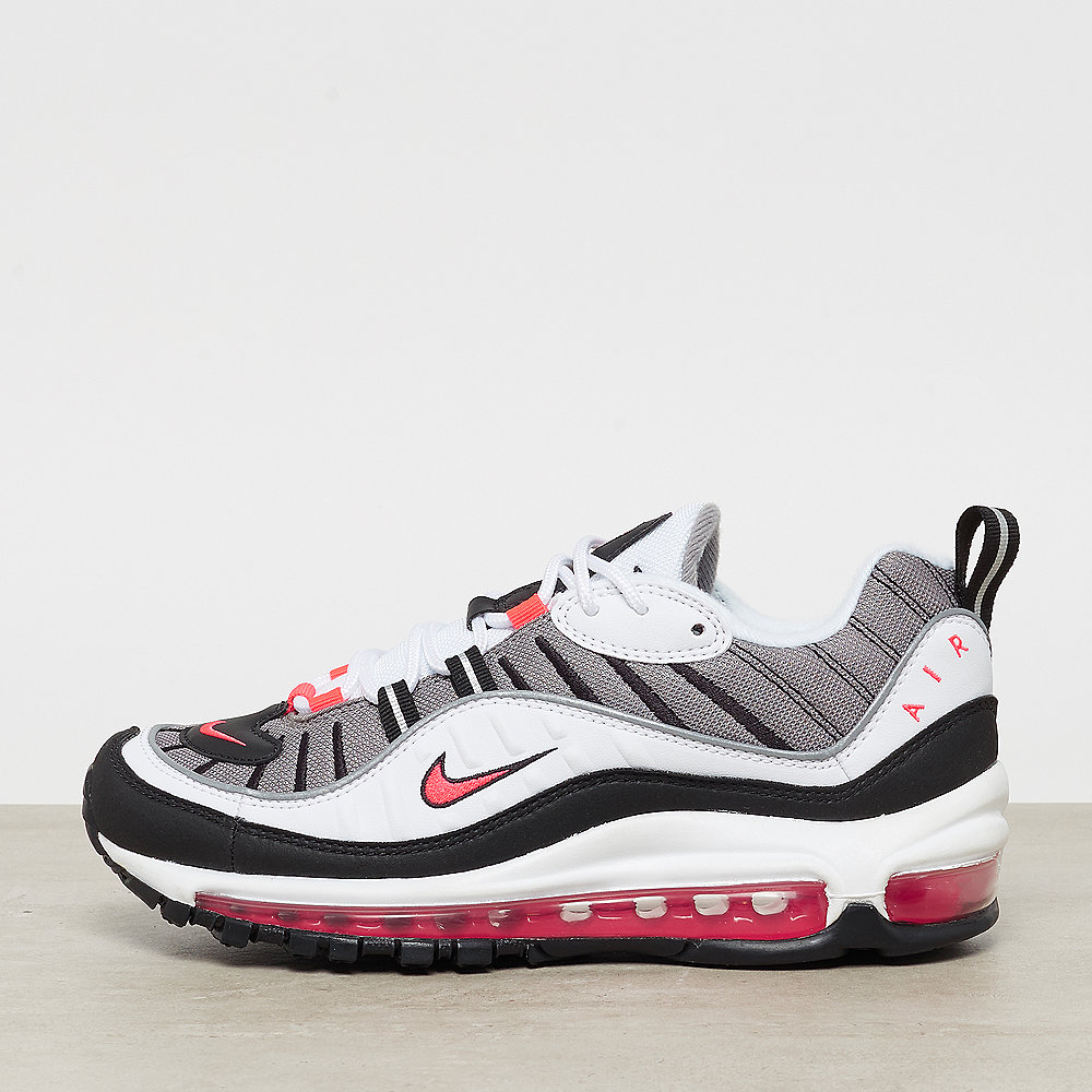 NIKE Wmns Air Max 98 white/solar red-dust-reflect silver