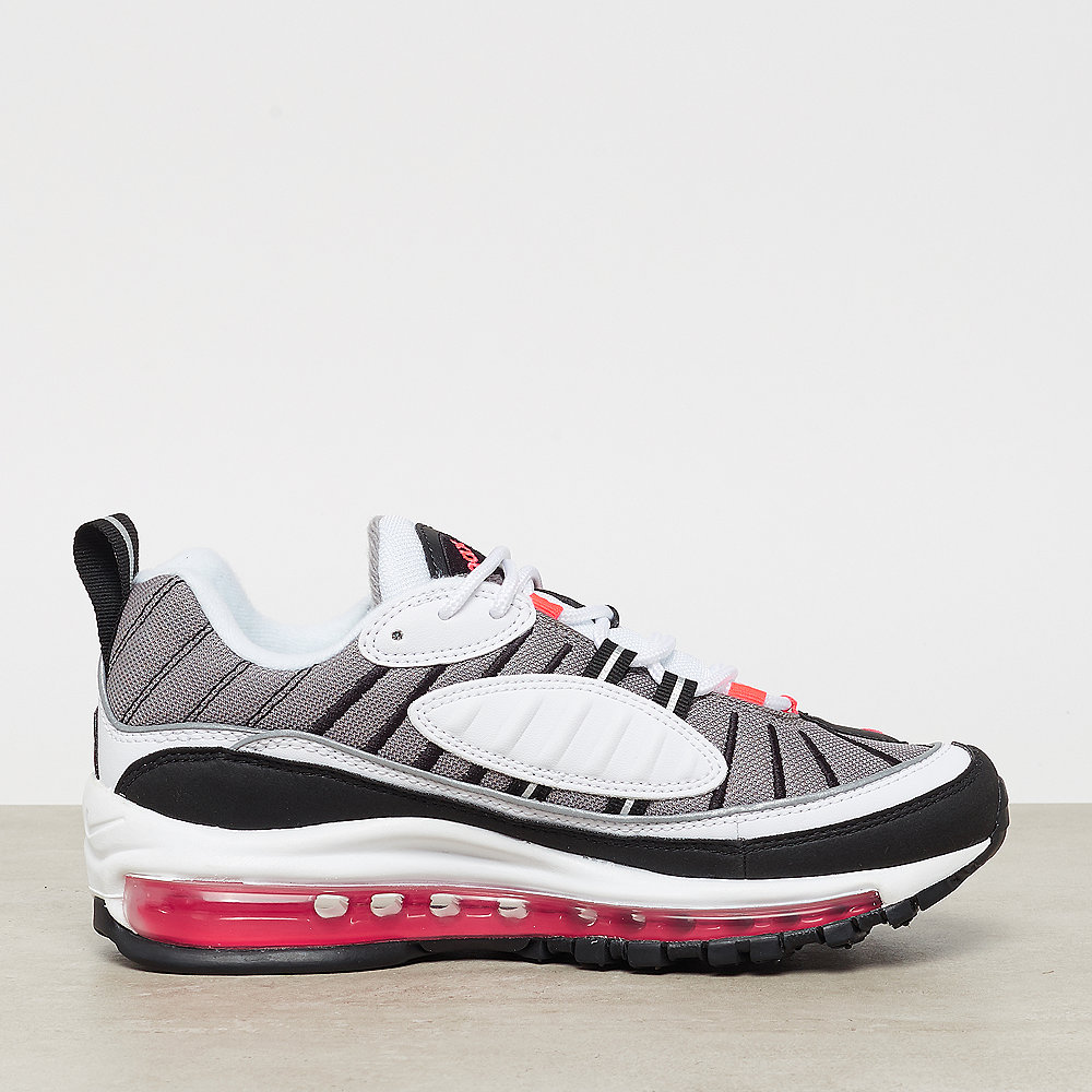 NIKE Wmns Air Max 98 white/solar red-dust-reflect silver