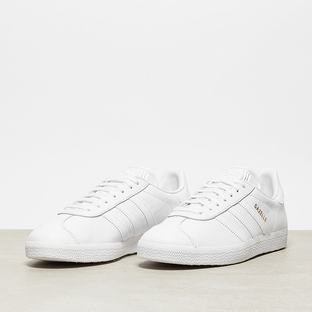 adidas Gazelle footwear white/footwear white/gold metallic