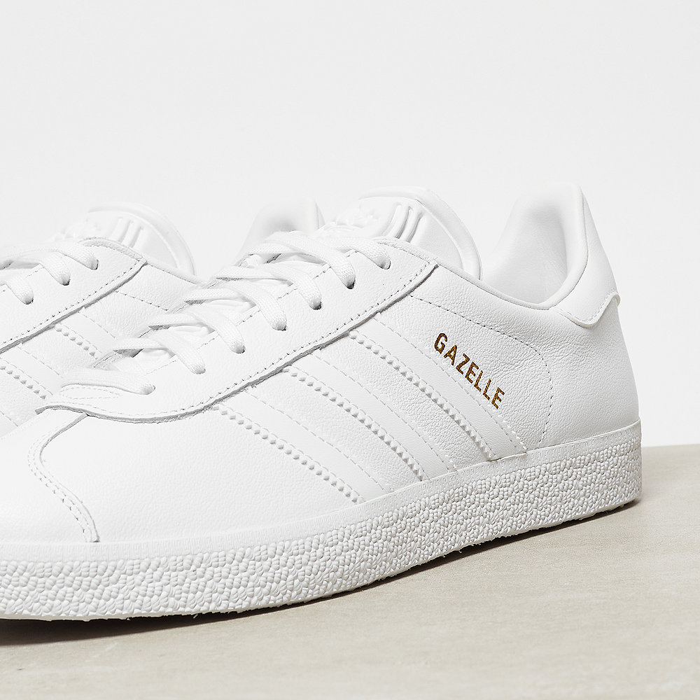 adidas Gazelle footwear white/footwear white/gold metallic