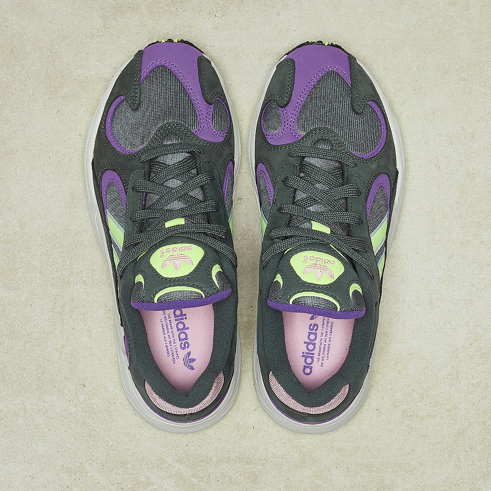 adidas Yung-1 legend ivy/hi-res yellow/active purple