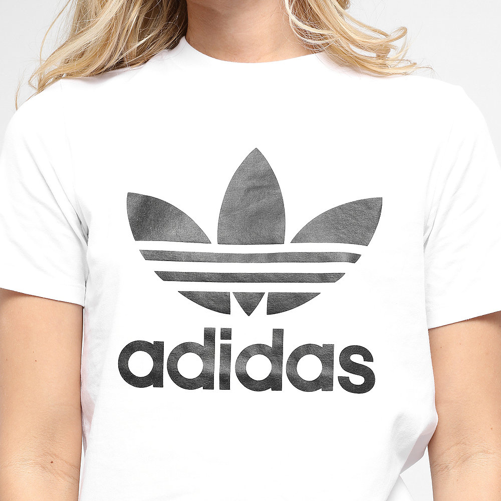 adidas Trefoil T-Shirt white/black
