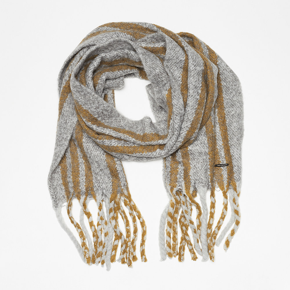 Nümph Ganya Scarf robe grau/cognac